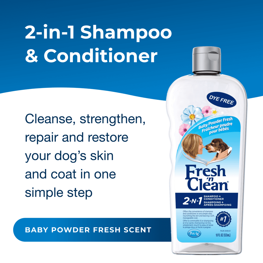 Fresh 'n Clean® 2-N-1 Conditioning Shampoo - Baby Powder Scent | PetAg
