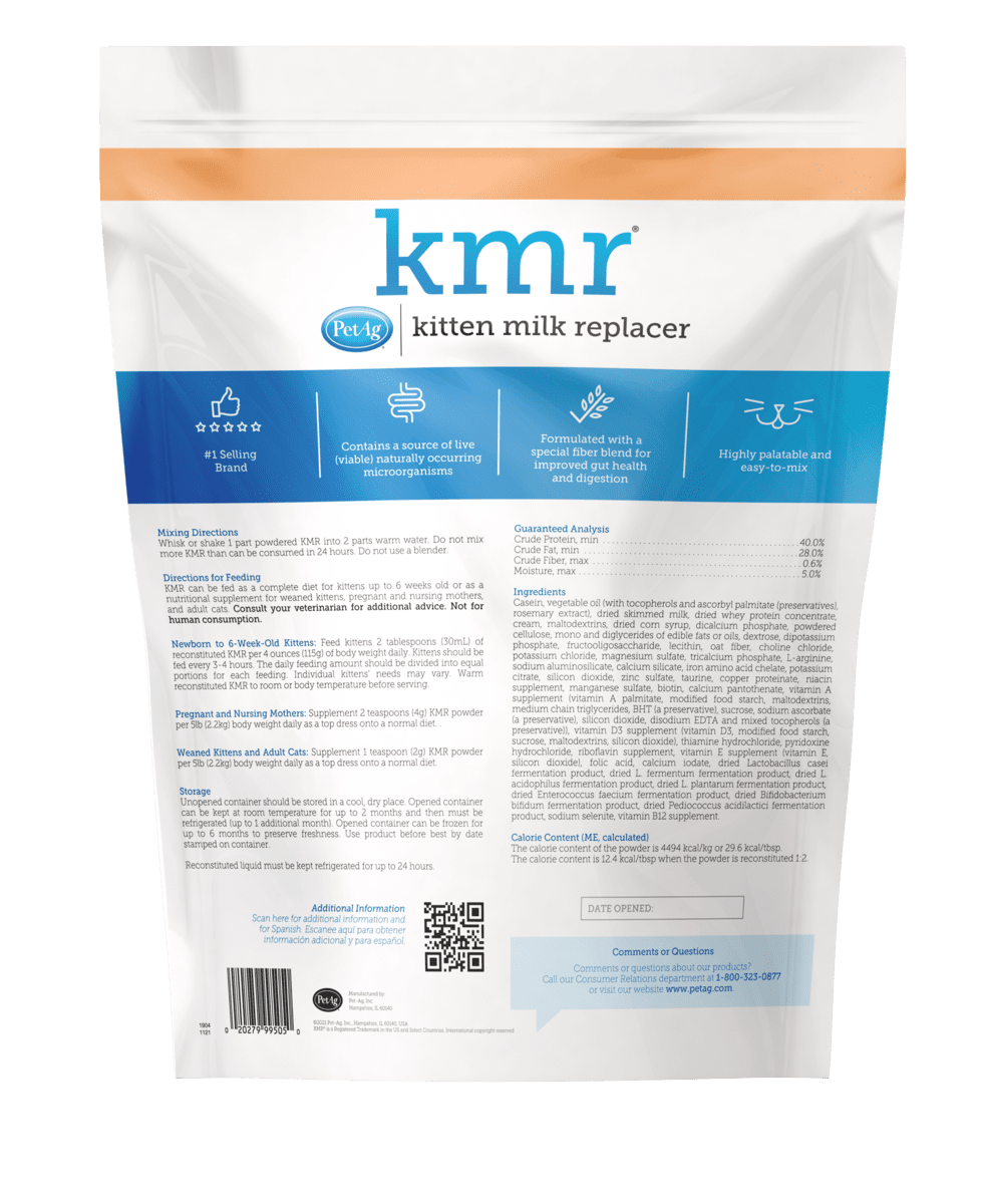 KMR® Kitten Milk Replacer Powder | PetAg